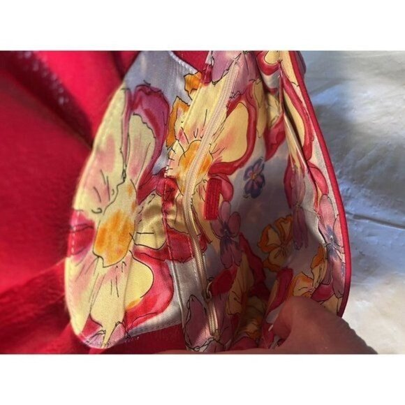 BAEKGAARD  scalloped clutch chain strap purse  leather Vera Bradley new - Picture 10 of 11